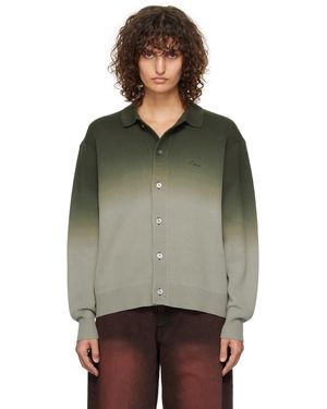 Dime Cardigan Teint Par Immersion Vert