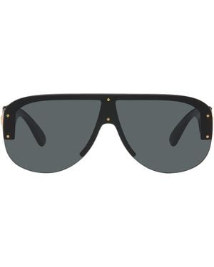 Versace Medusa Biggie Pilot Sunglasses - Grey