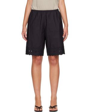 Sandy Liang Pepita Shorts - Blue