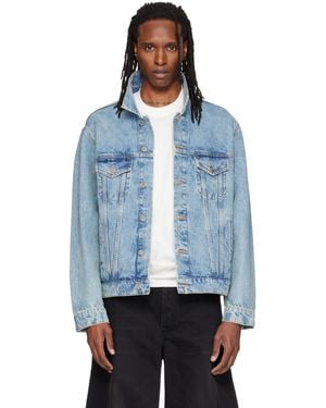 Vetements Fitted Denim Jacket - Blue