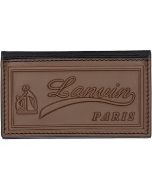 Lanvin Porte-Carte 'Catch By Noir Et Brun