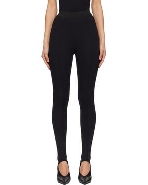 Wardrobe NYC Opaque Stirrup Leggings - Black