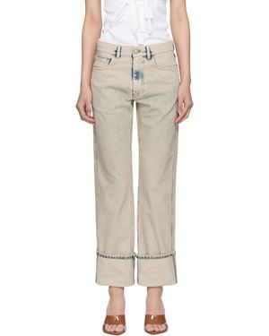 Coperni Boyfriend Jeans - Natural