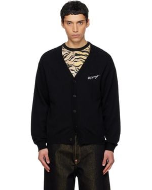 KENZO Paris Wild Tiger' Cardigan - Black