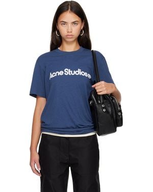 Acne Studios Graphic T-Shirt - Blue