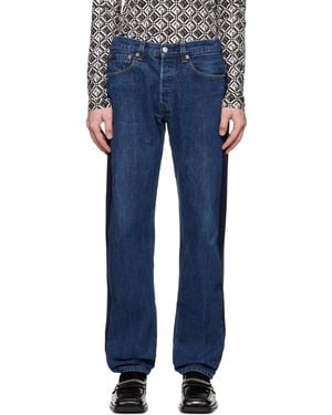 Bless Indigo jeansfrontjogger Joggers - Blue