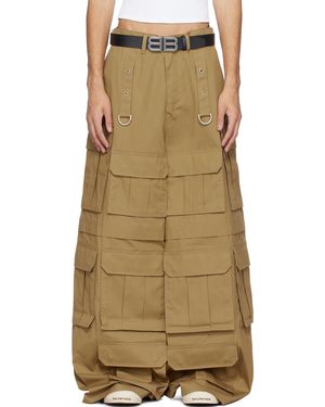 Vetements Multipocket Cargo Pants - Natural