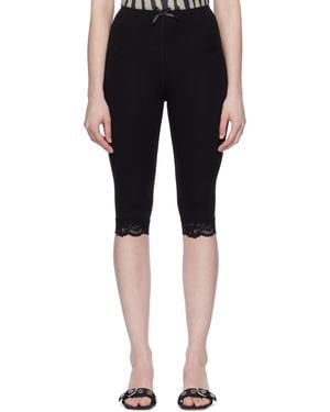Miaou Billy Capri Short Leggings - Black