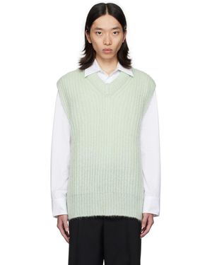 Jil Sander ーン Vネック ベスト - マルチカラー