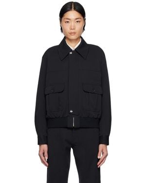 Paul Smith ネイビー ジップアップジャケット - ブラック