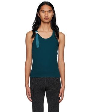 Dion Lee ブルー Safety Slider タンクトップ - ブラック