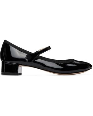 Repetto Rose Mary Jane Heels - Black