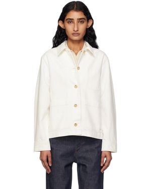 A.P.C. Off- Nikkie Denim Jacket - White