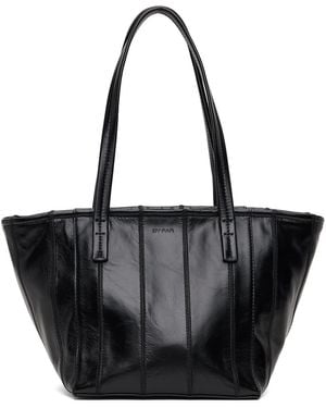 BY FAR Patchwork Bar トートバッグ - ブラック