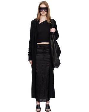 Rick Owens ブラック Concordians Long カーディガン