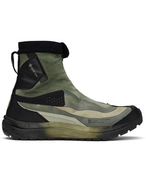 Boris Bidjan Saberi 11 Khaki Salomon Edition Bamba 2 High Gtx V2 Trainers - Black