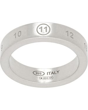 Maison Margiela Number Reference Ring - Metallic