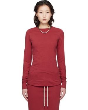 Rick Owens Moncler + Girder Ls T-Shirt - Red