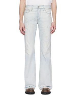 Cout de la Liberte Jimmy Crispy Rigid Flare Jeans - White