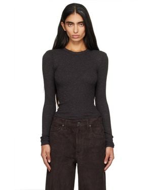 Citizens of Humanity Bina Crewneck T-Shirt - Black