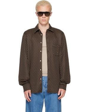 Wales Bonner Doshi Shirt - Brown