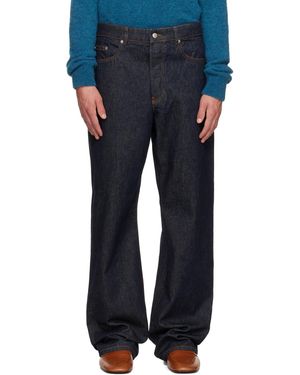 Dries Van Noten Loose Fit Jeans - Blue