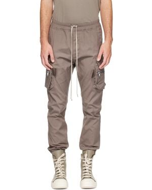 Rick Owens Tower Mastodon Cargo Trousers - Grey