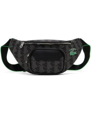 Lacoste Black 'the Blend Monogram Print' Belt Bag