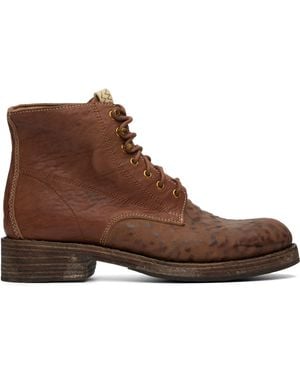 Visvim Tan Virgil Boots - Brown