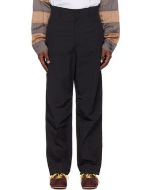 Dries Van Noten Taffeta Trousers - Black