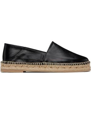 Ami Paris 'Ami Leather' Espadrilles - Black