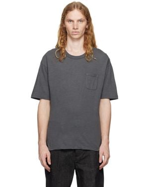 Visvim Garment-Dyed Cotton-Blend Jumbo T-Shirt - Black