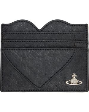 Vivienne Westwood Heart Card Holder - Black