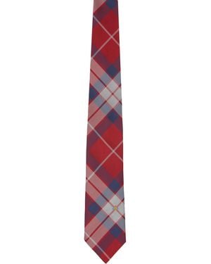 Vivienne Westwood 8.5cm Check Tie - Red