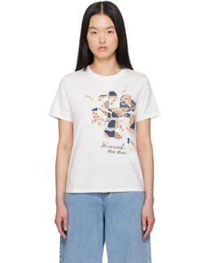 Weekend by Maxmara ホワイト Vello Tシャツ