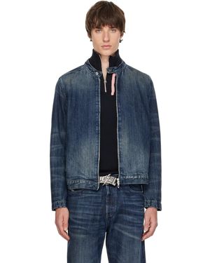 DIESEL Blouson Glory-Fsj Bleu En Denim