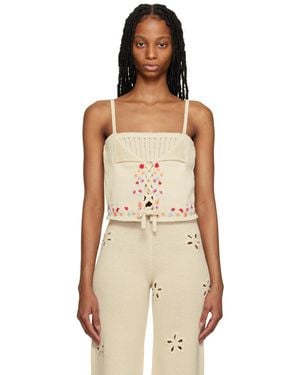 TACH Off- Mary Tank Top - Natural