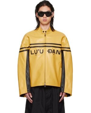 Lu'u Dan Bruce Lee X Lựu Đạn Legacy Moto L-D Leather Jacket - Metallic