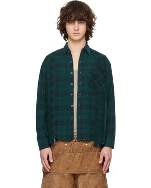 Needles Flannel 7 Cuts Shirt - Green