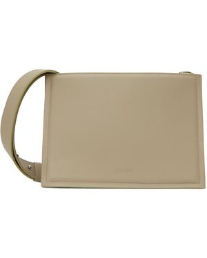 JOSEPH Sac à bandoulière gris à trois compartiments - Noir
