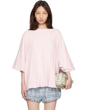 Acne Studios Gathered Logo T-Shirt - White