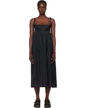Cecilie Bahnsen ブラック Alena ミディアムワンピース