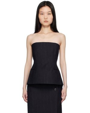 Co. Tailo Bustier Top - Black