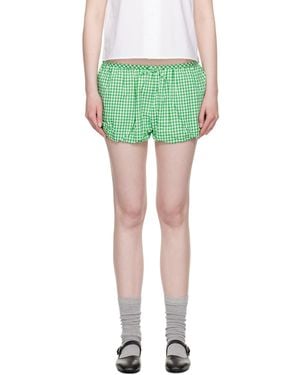Sandy Liang Kayo Shorts - Green