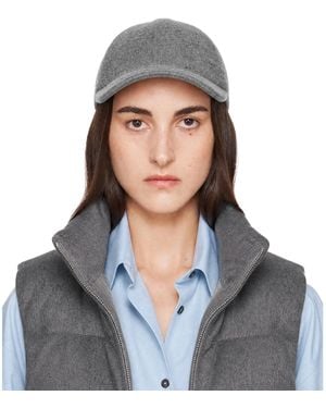 Max Mara Lancia Embroidered Logo Cap - Blue