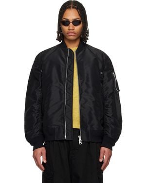 Sacai Where The Wild Things Are Blouson Bomber Jacket, 100% Cupro