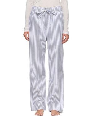 Tekla Poplin Pyjama Trousers - Blue