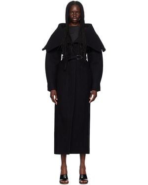 Jacquemus La Casa 'Le Manteau Caruso' Coat - Black