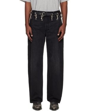 Vetements Cut Jeans - Black