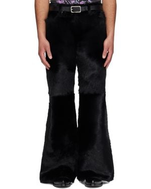 Lu'u Dan 'Year Of The Horse' Pony Phat Xl Leather Trousers - Black